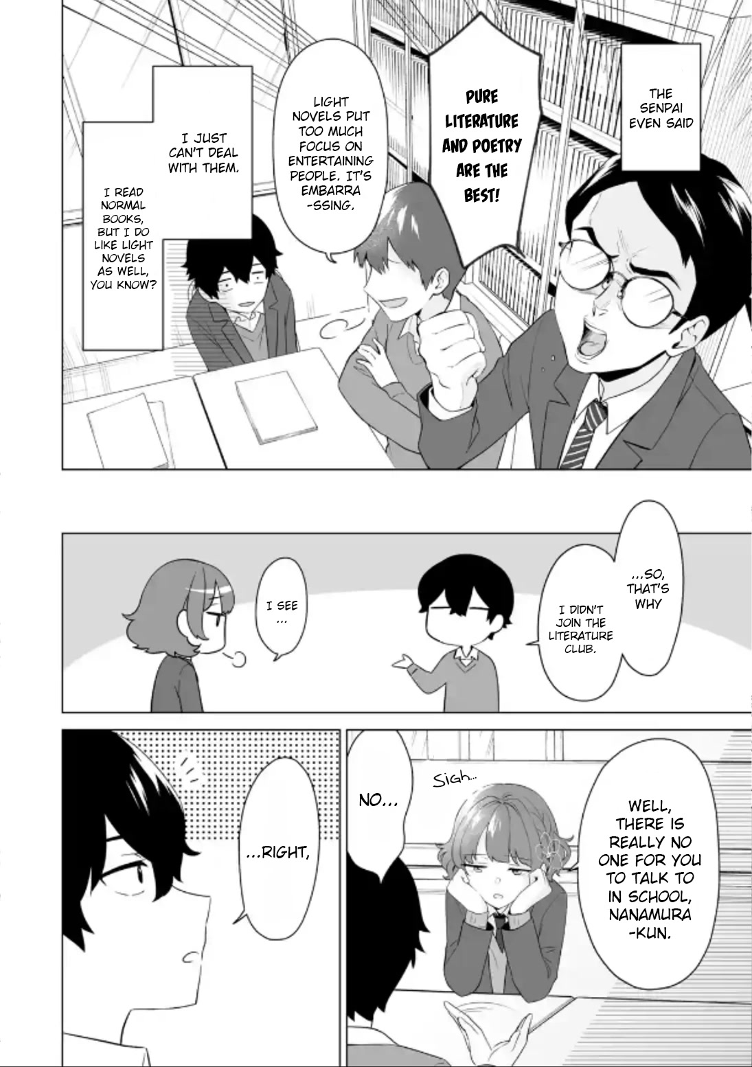 Please Leave Me Alone (For Some Reason, She Wants to Change a Lone Wolf’s Helpless High School Life.) Chapter 5 - Page 18