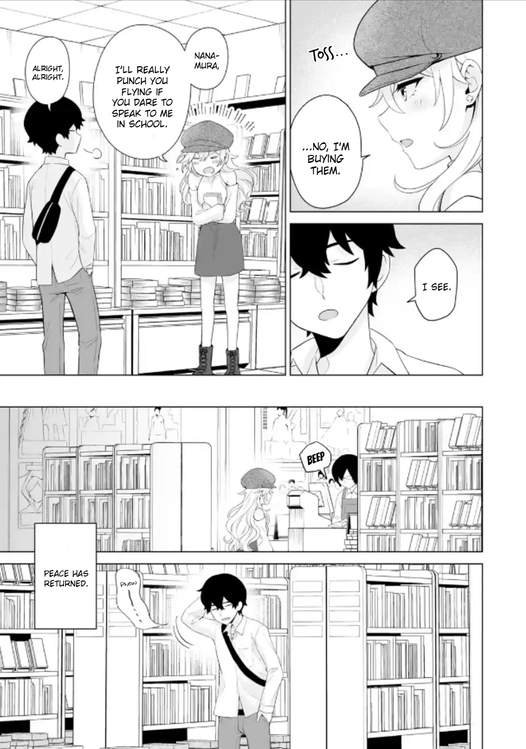 Please Leave Me Alone (For Some Reason, She Wants to Change a Lone Wolf’s Helpless High School Life.) Chapter 6 - Page 9