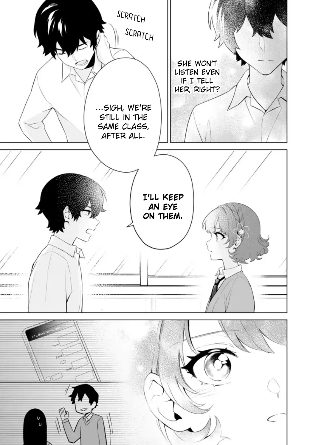 Please Leave Me Alone (For Some Reason, She Wants to Change a Lone Wolf’s Helpless High School Life.) Chapter 7 - Page 7
