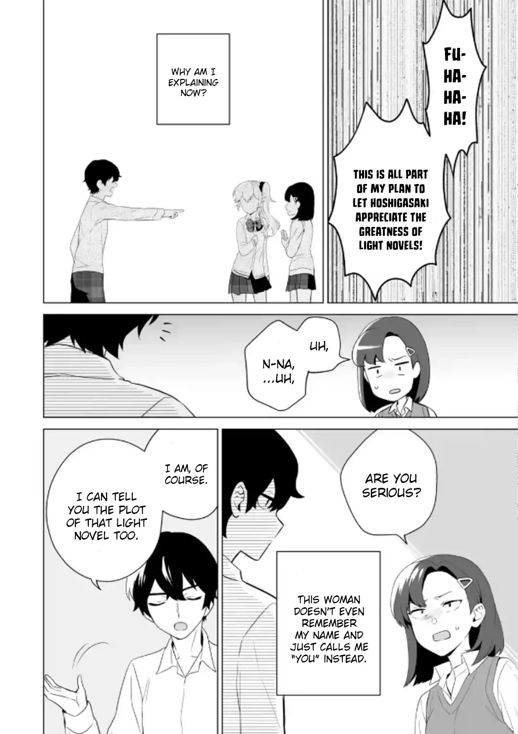 Please Leave Me Alone (For Some Reason, She Wants to Change a Lone Wolf’s Helpless High School Life.) Chapter 8 - Page 4