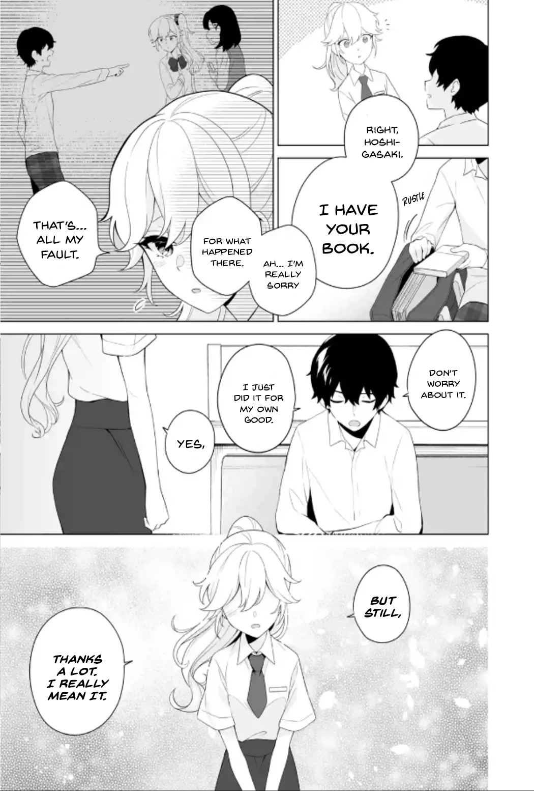 Please Leave Me Alone (For Some Reason, She Wants to Change a Lone Wolf’s Helpless High School Life.) Chapter 9 - Page 5