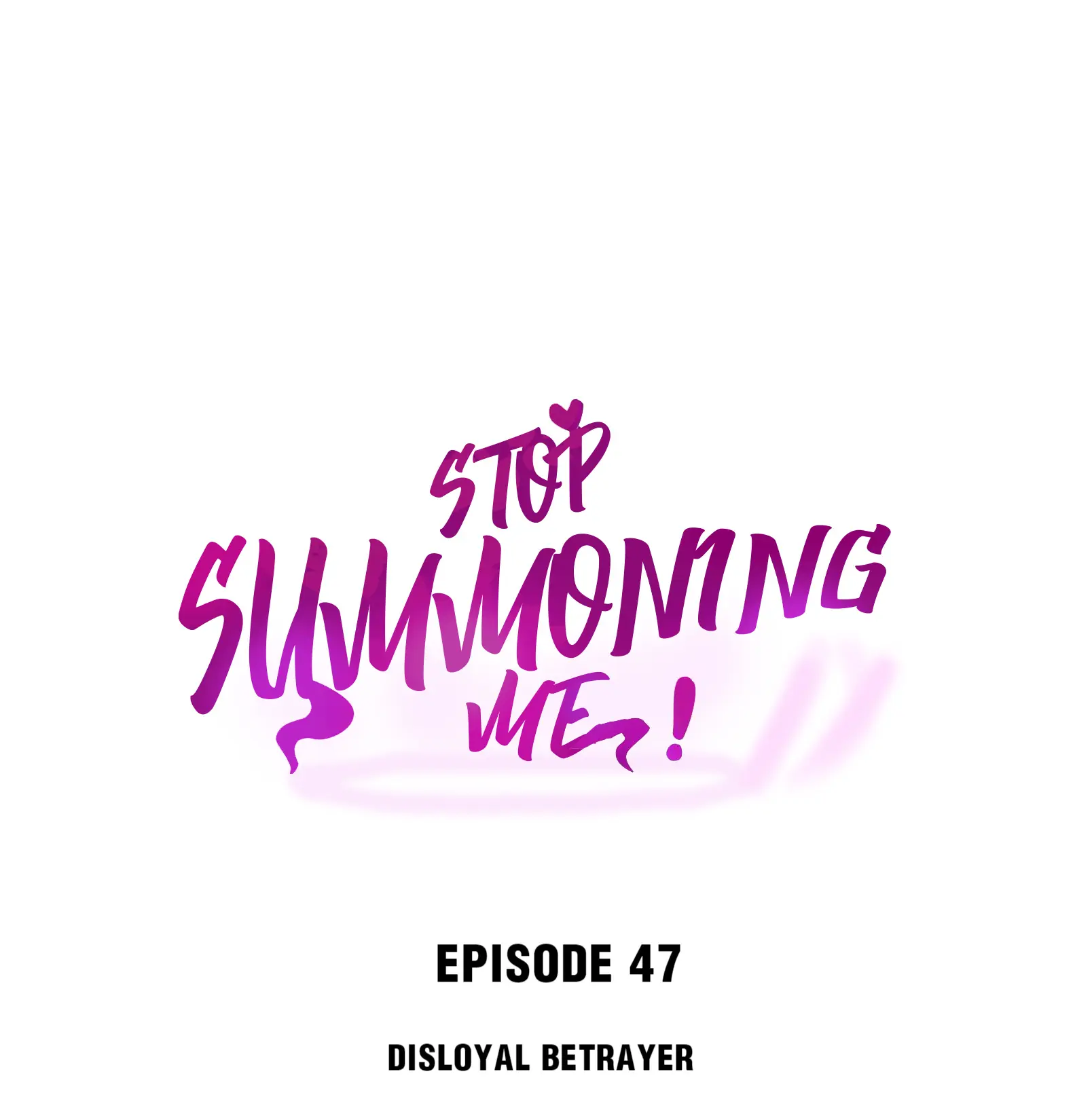 Please Stop Summoning Me! Chapter 47 - Page 1