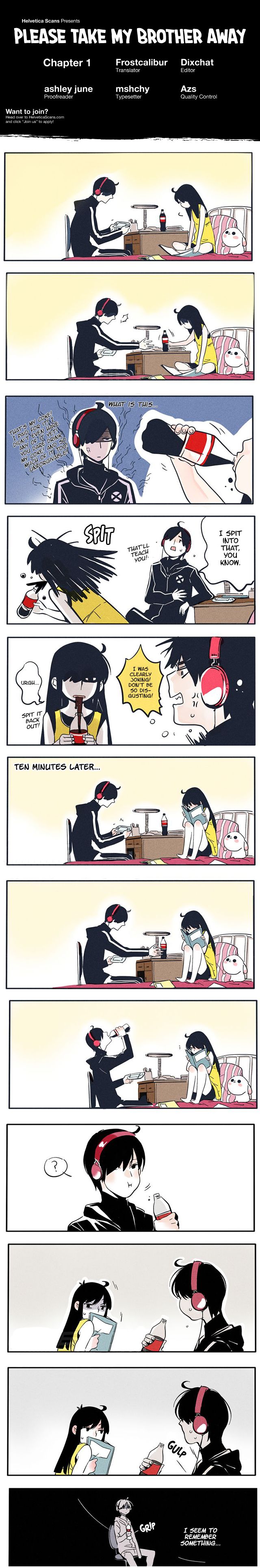 Please Take My Brother Away! Chapter 1 - Page 1