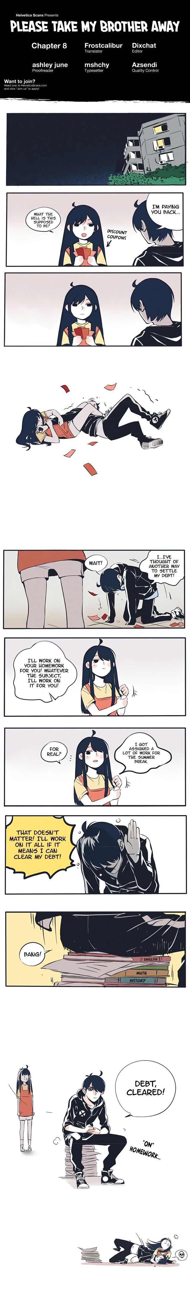 Please Take My Brother Away! Chapter 8 - Page 1