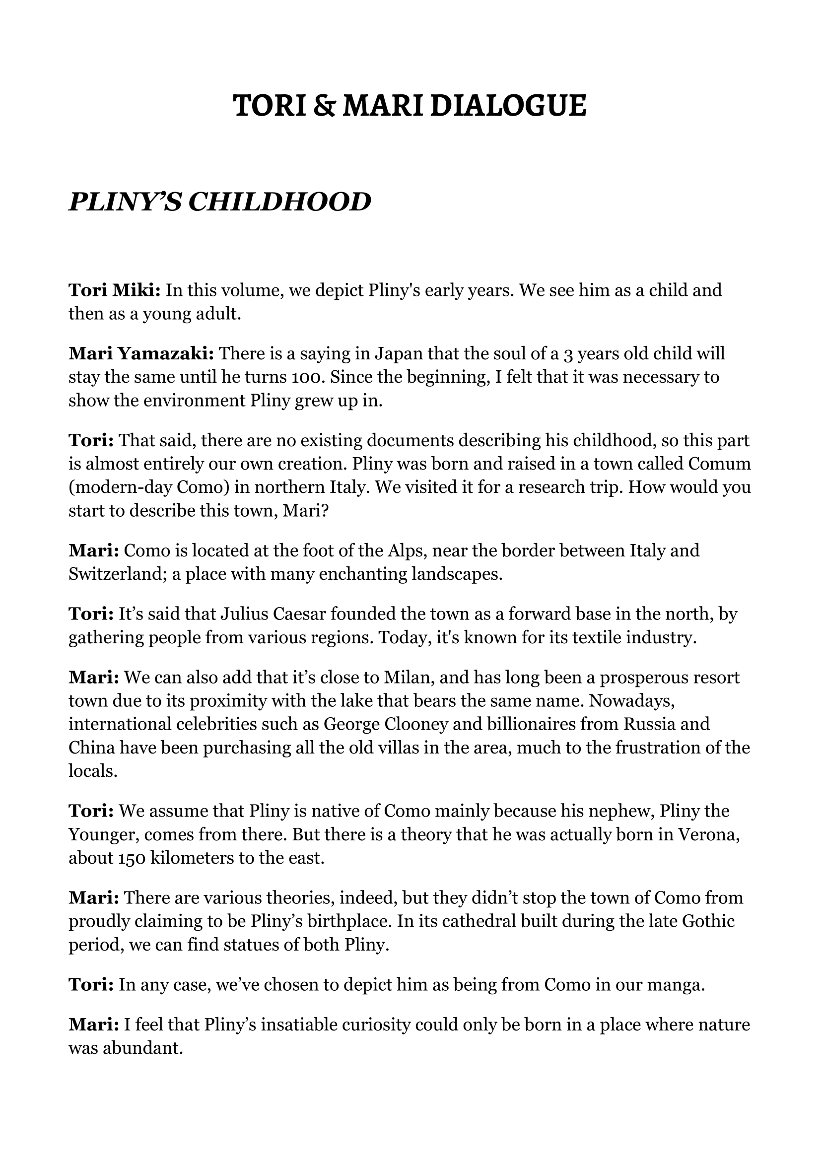 Plinivs Chapter 77.5 - Page 1