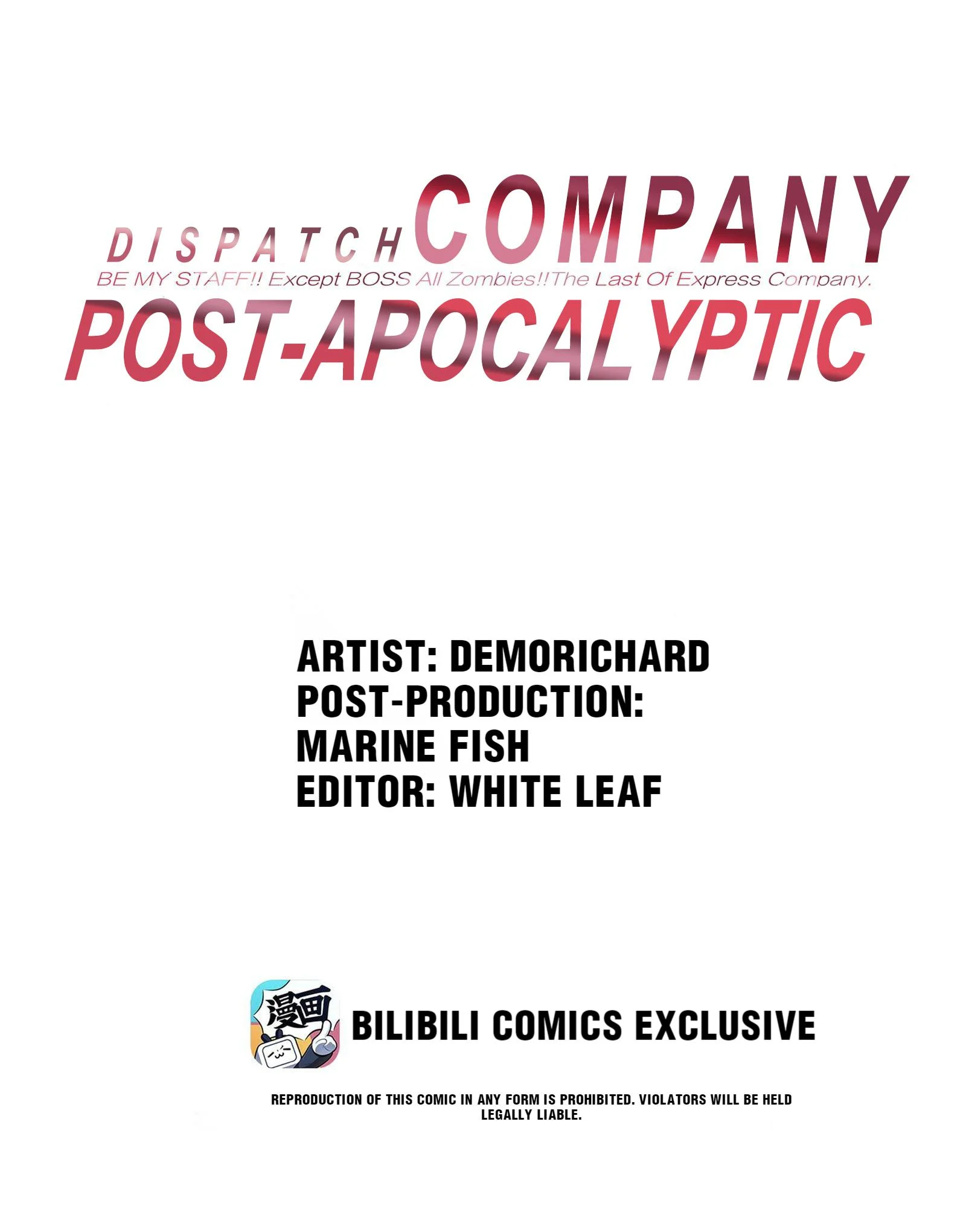 Post-Apocalyptic Dispatch Company Chapter 24.1 - Page 1
