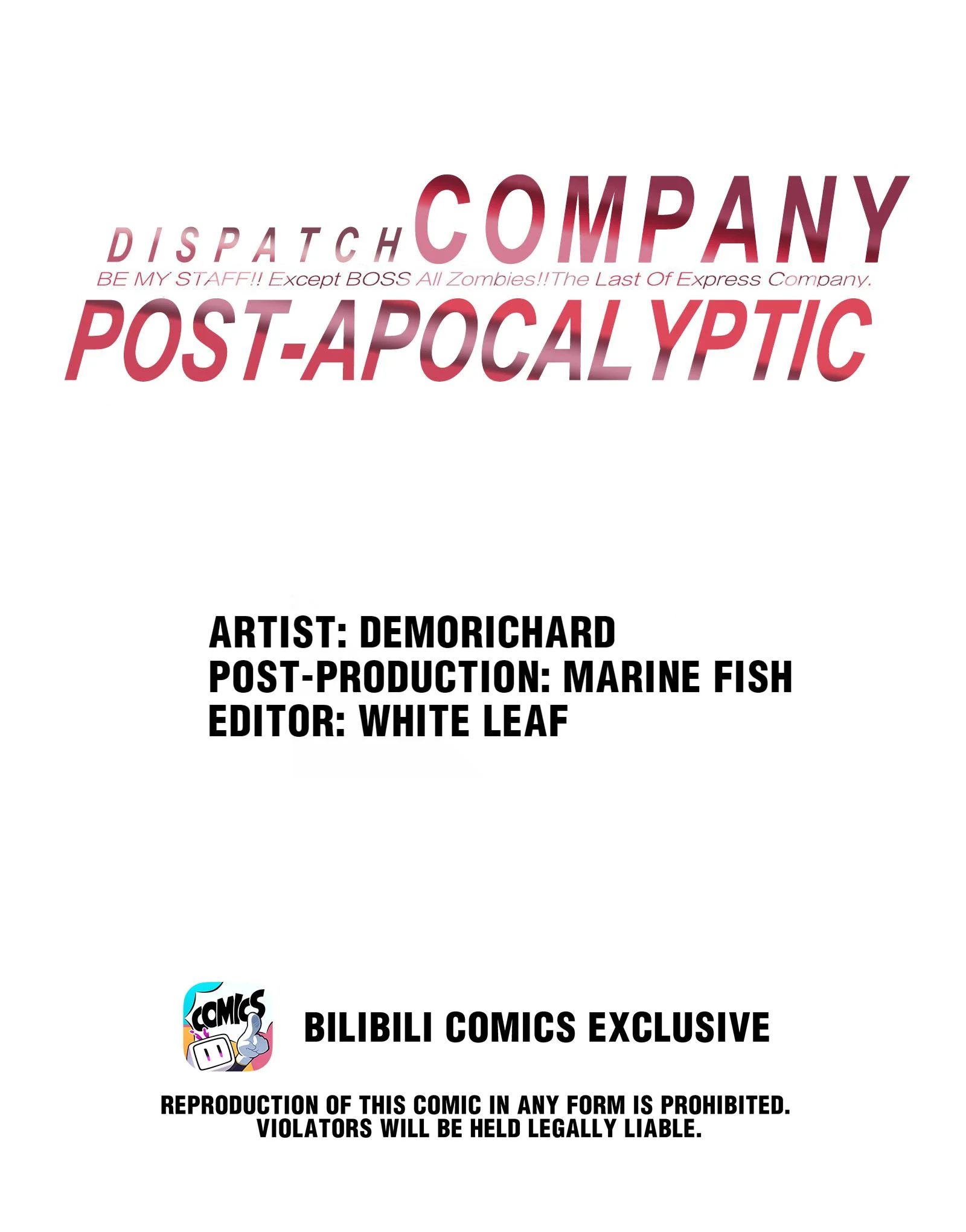 Post-Apocalyptic Dispatch Company Chapter 25.1 - Page 1