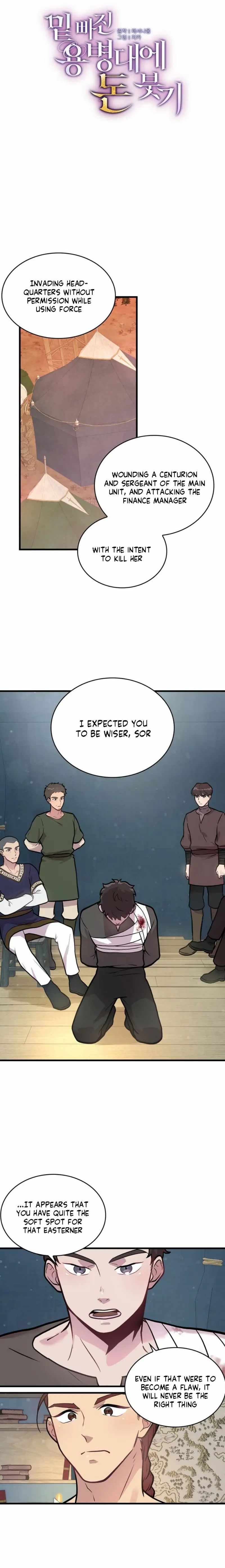 Pouring Money Into the Underdog Mercenaries Chapter 9 - Page 8