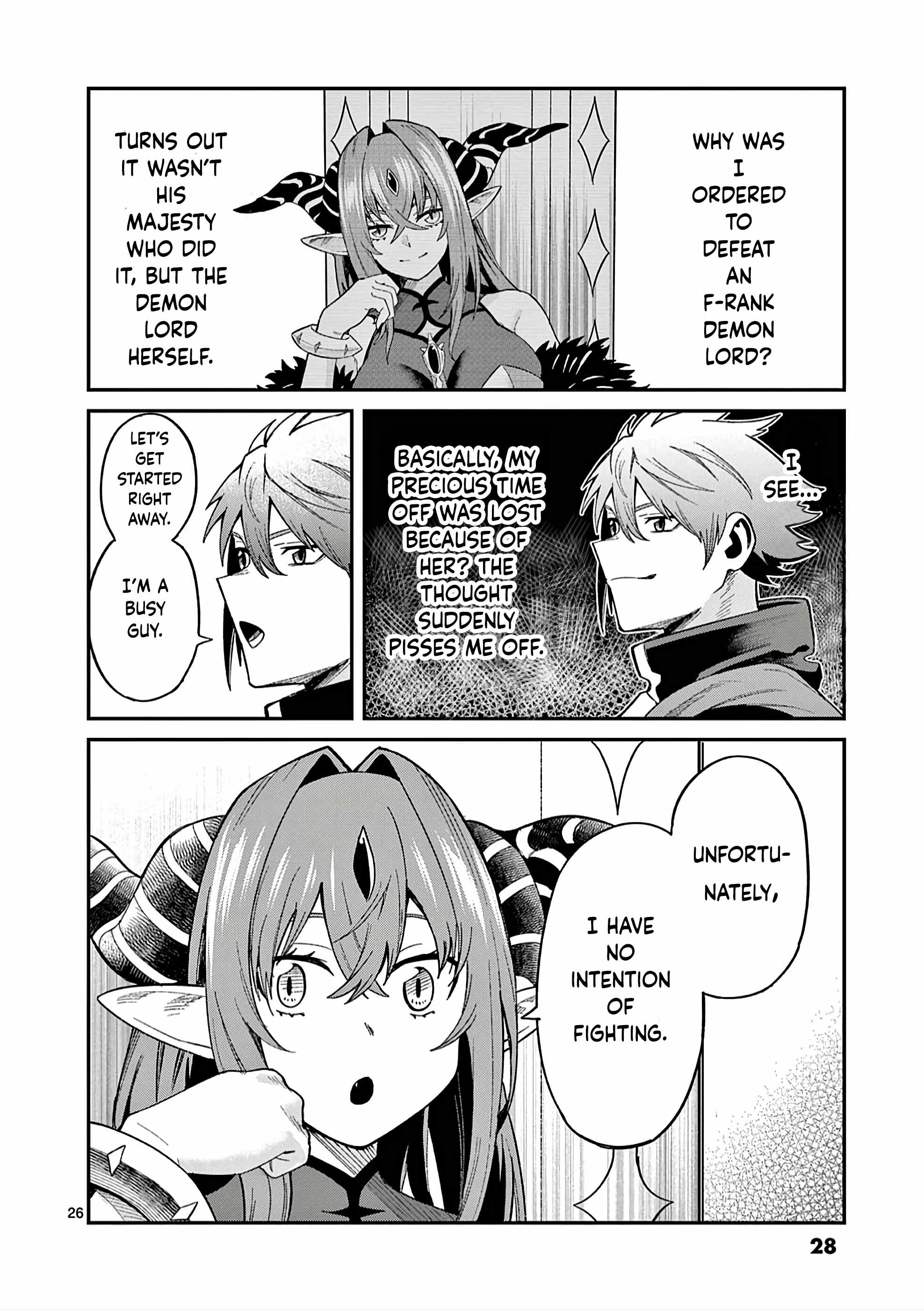 Power-Hara Genkai Yuusha, Maougun kara Koutaiguu de Scout sareru ~Yuusha Ranking 1-i na no ni Tedori ga Gomi sugite Seikatsu Dekimasen~ Chapter 1 - Page 26