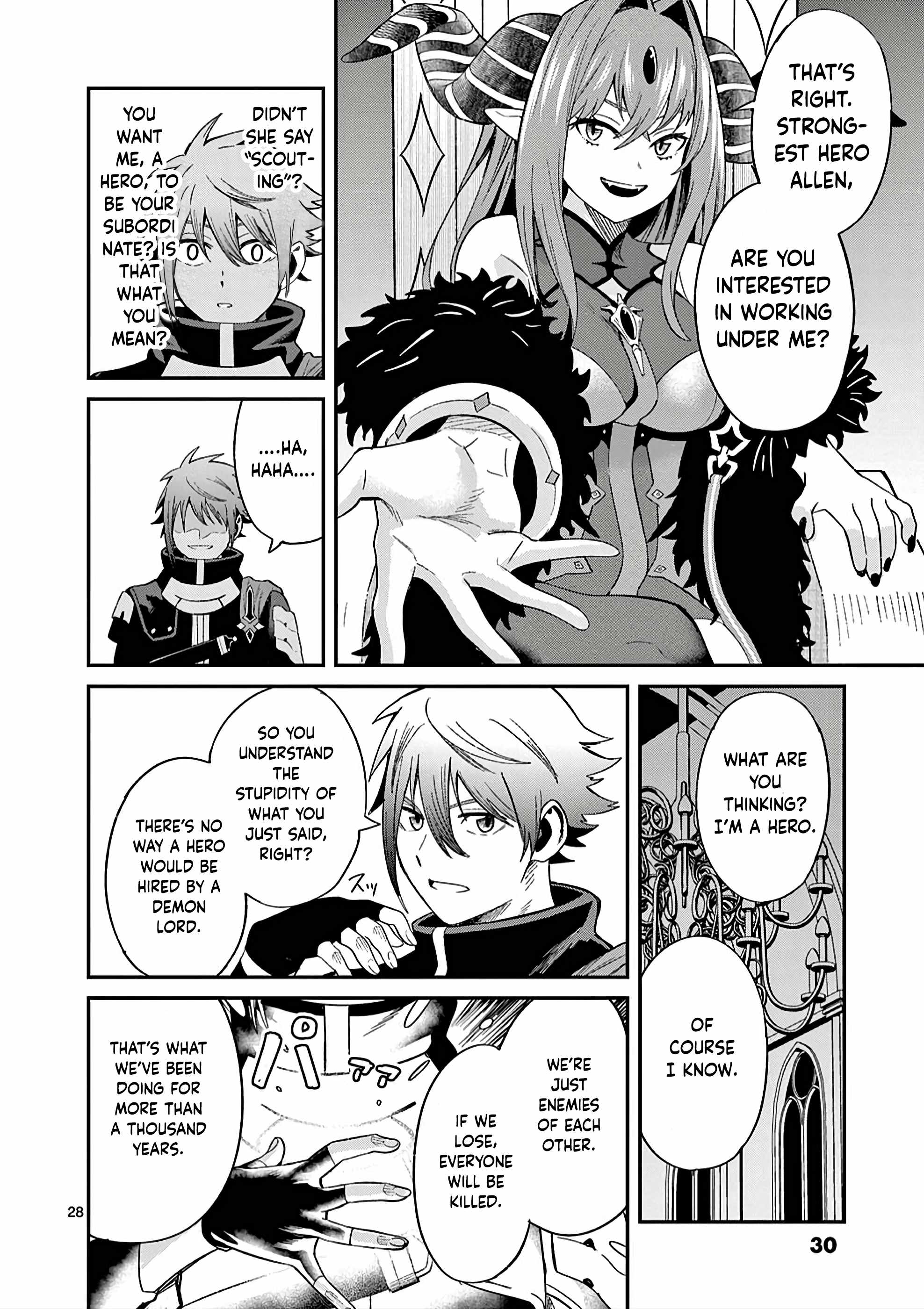 Power-Hara Genkai Yuusha, Maougun kara Koutaiguu de Scout sareru ~Yuusha Ranking 1-i na no ni Tedori ga Gomi sugite Seikatsu Dekimasen~ Chapter 1 - Page 28