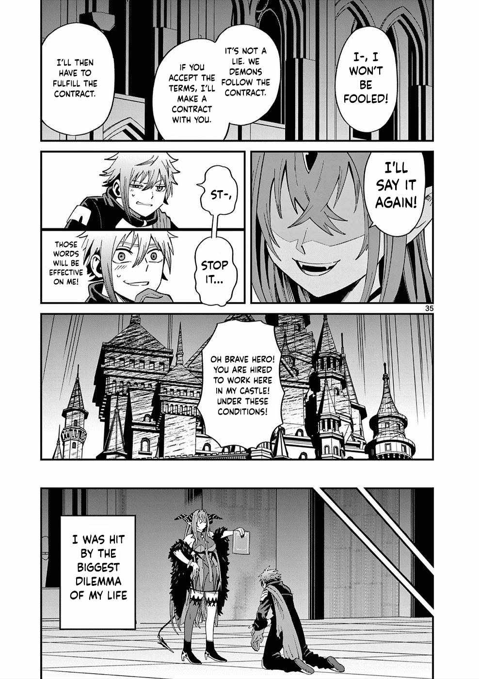 Power-Hara Genkai Yuusha, Maougun kara Koutaiguu de Scout sareru ~Yuusha Ranking 1-i na no ni Tedori ga Gomi sugite Seikatsu Dekimasen~ Chapter 1 - Page 35