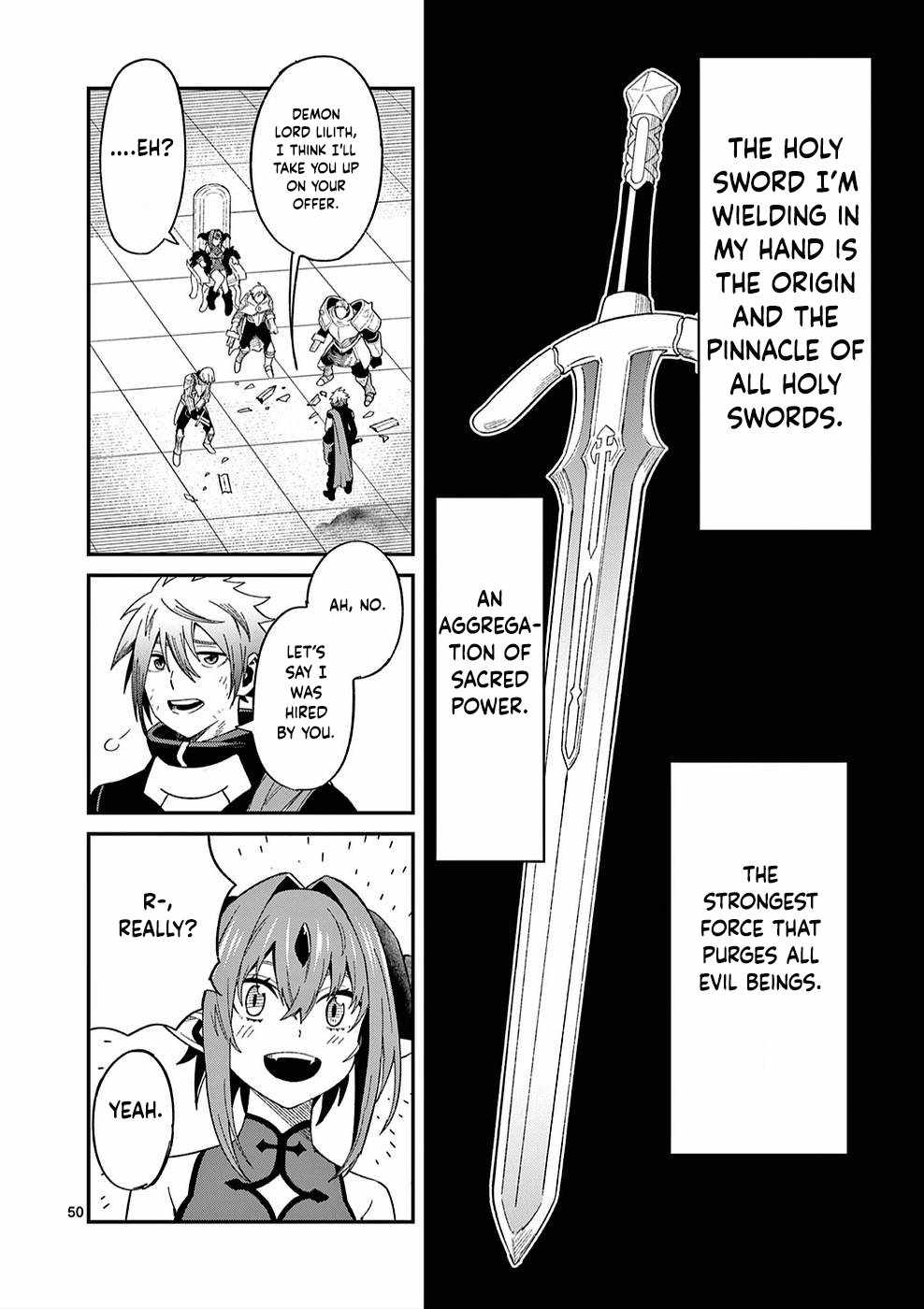 Power-Hara Genkai Yuusha, Maougun kara Koutaiguu de Scout sareru ~Yuusha Ranking 1-i na no ni Tedori ga Gomi sugite Seikatsu Dekimasen~ Chapter 1 - Page 50