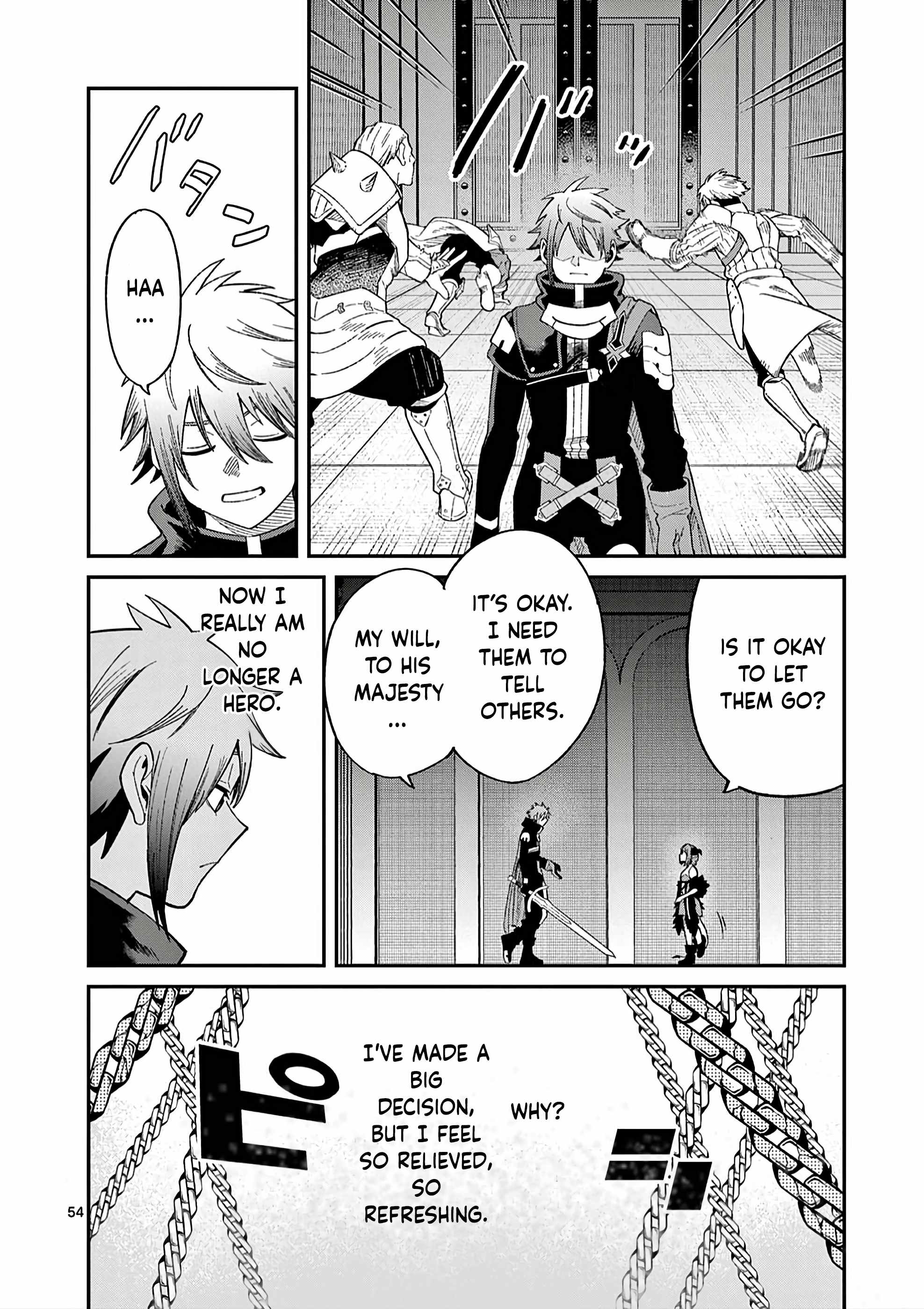 Power-Hara Genkai Yuusha, Maougun kara Koutaiguu de Scout sareru ~Yuusha Ranking 1-i na no ni Tedori ga Gomi sugite Seikatsu Dekimasen~ Chapter 1 - Page 54