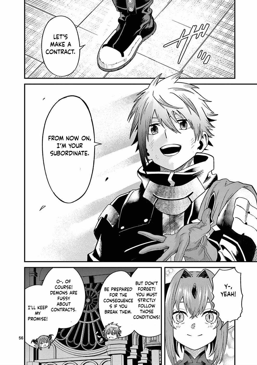 Power-Hara Genkai Yuusha, Maougun kara Koutaiguu de Scout sareru ~Yuusha Ranking 1-i na no ni Tedori ga Gomi sugite Seikatsu Dekimasen~ Chapter 1 - Page 56