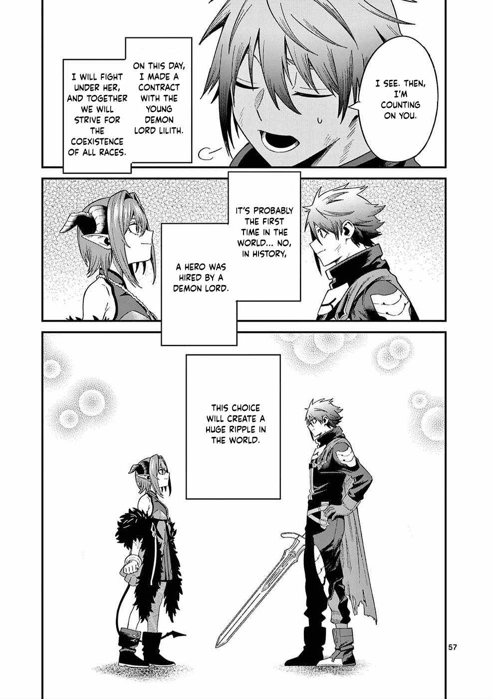 Power-Hara Genkai Yuusha, Maougun kara Koutaiguu de Scout sareru ~Yuusha Ranking 1-i na no ni Tedori ga Gomi sugite Seikatsu Dekimasen~ Chapter 1 - Page 57
