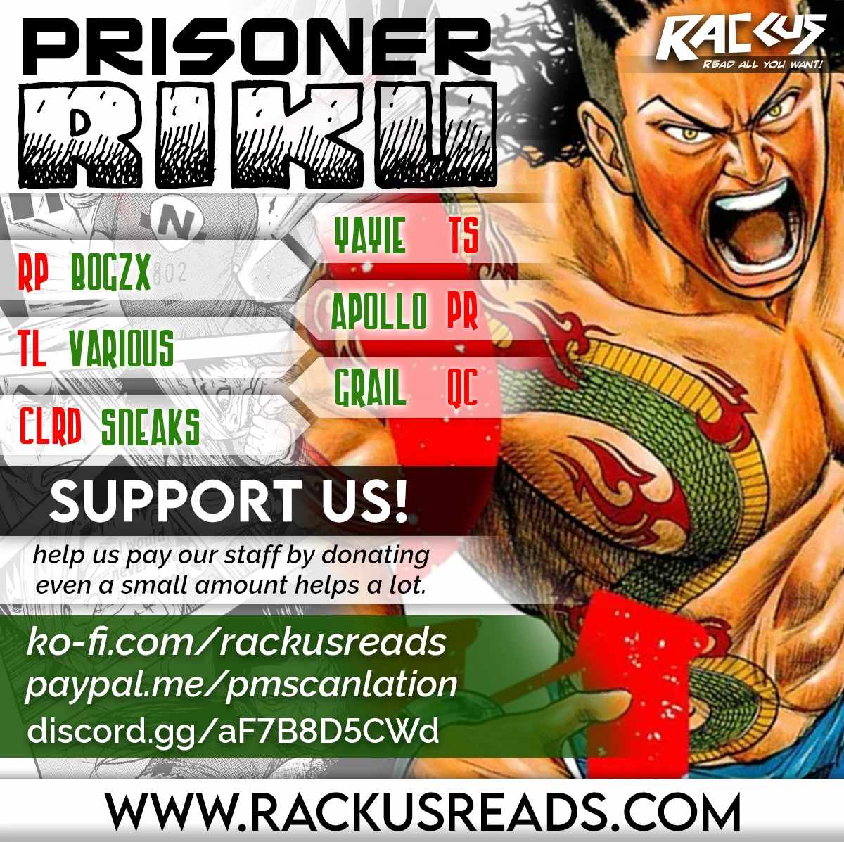Prisoner Riku Chapter 86 - Page 1