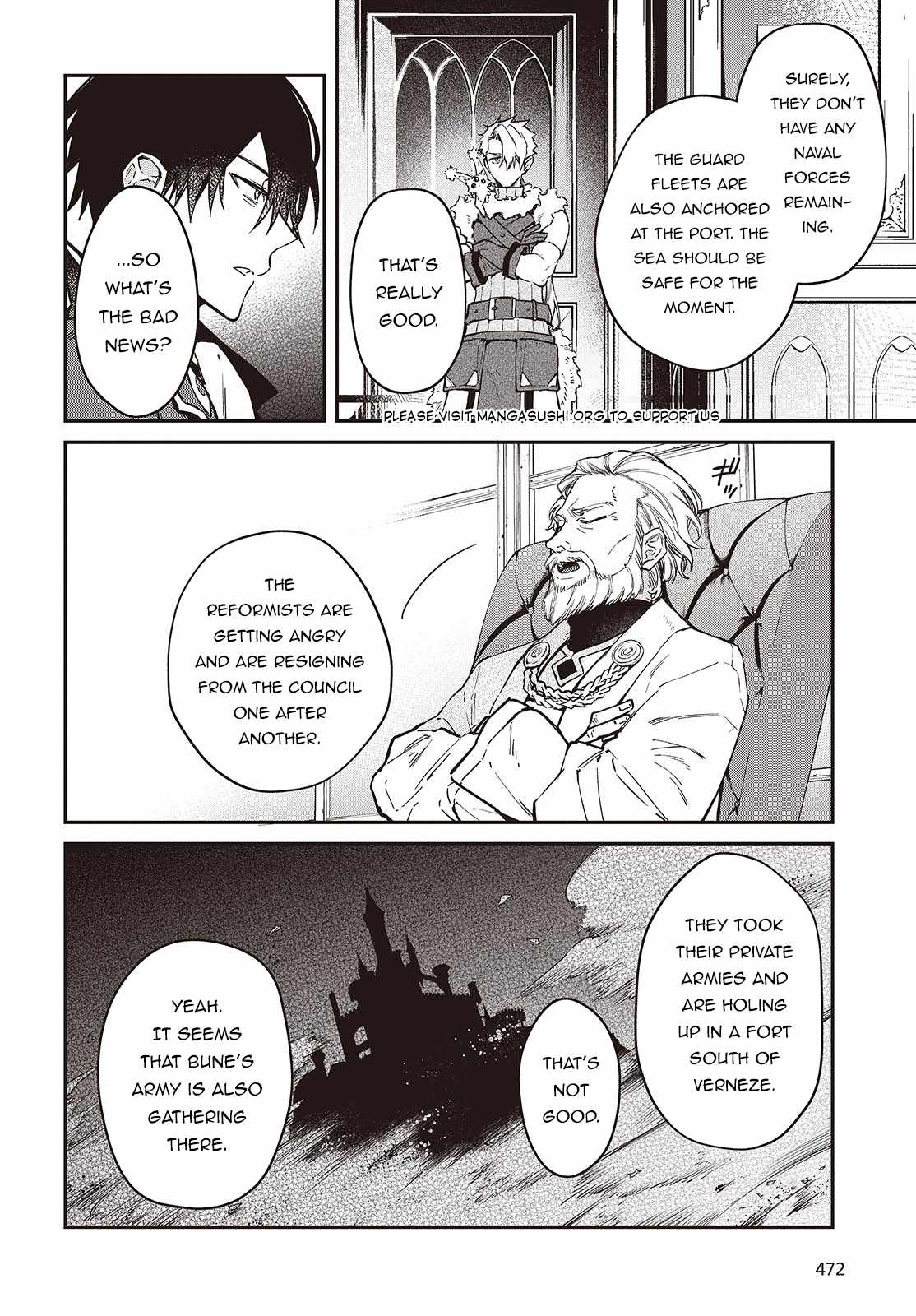 Realist Maou Niyoru Seiiki Naki Isekai Kaikaku Chapter 55 - Page 21