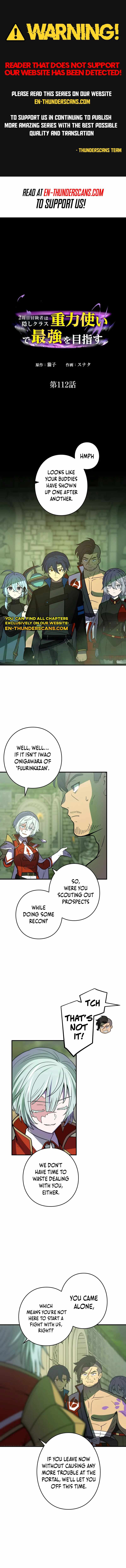 Reborn Ranker – Gravity User Chapter 112 - Page 0