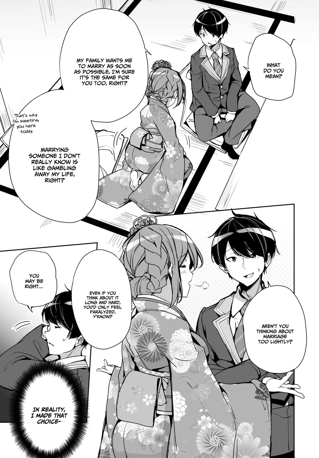 Regarding my Married Life with a Childhood Friend Whom I Thought Was a Boy Going Way Too Smoothly Chapter 1 - Page 31