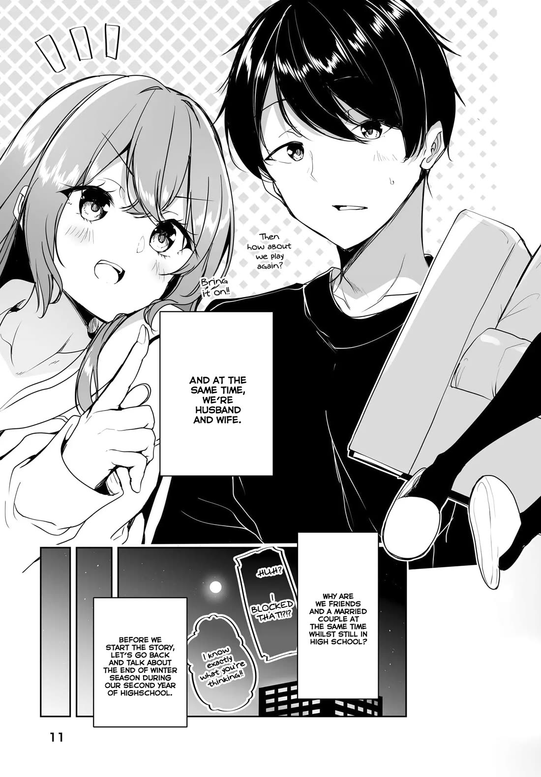 Regarding my Married Life with a Childhood Friend Whom I Thought Was a Boy Going Way Too Smoothly Chapter 1 - Page 7