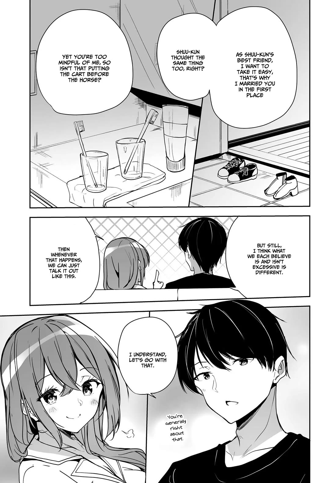 Regarding my Married Life with a Childhood Friend Whom I Thought Was a Boy Going Way Too Smoothly Chapter 2 - Page 21