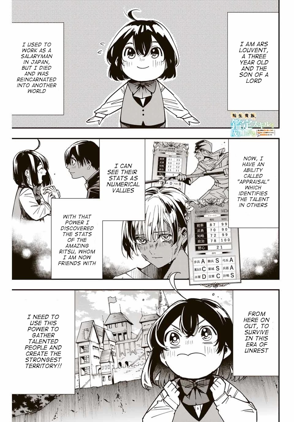 Reincarnated as an Aristocrat with an Appraisal Skill Chapter 4 - Page 0