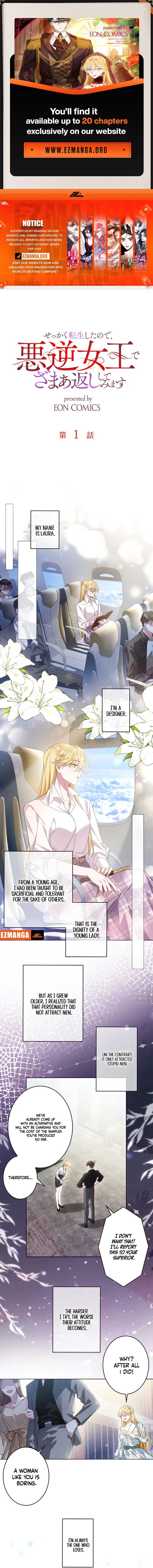 Reincarnated as the Villain Queen to Get My Revenge Chapter 1 - Page 0