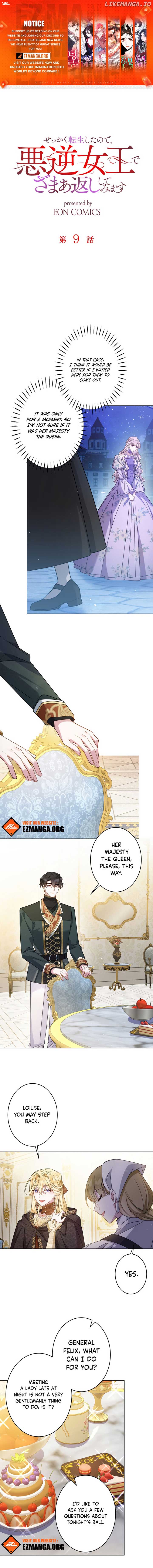 Reincarnated as the Villain Queen to Get My Revenge Chapter 9 - Page 0