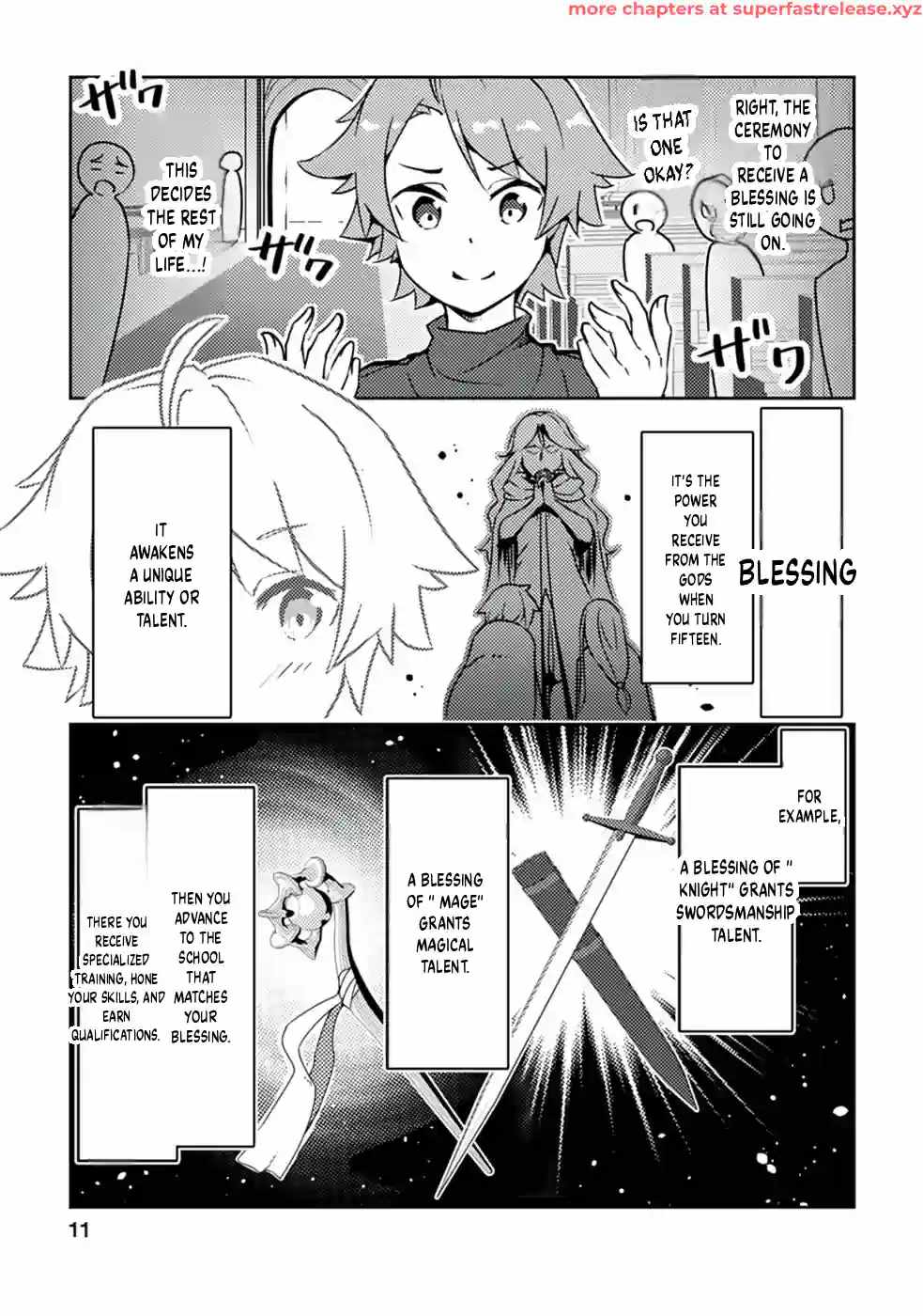 Reincarnated into a World Filled with Dungeons, But My Blessing Turned Out to Be the Most Challenging Dungeon Chapter 1.2 - Page 3