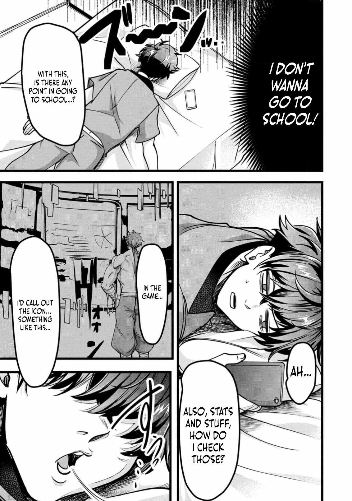 Reincarnation of the Online Game Addict ~ I Can’t Use the Overpowered Fists That Made Me the Fist King, so Now I Swing a Club for Eight Hours a Day Chapter 1 - Page 24