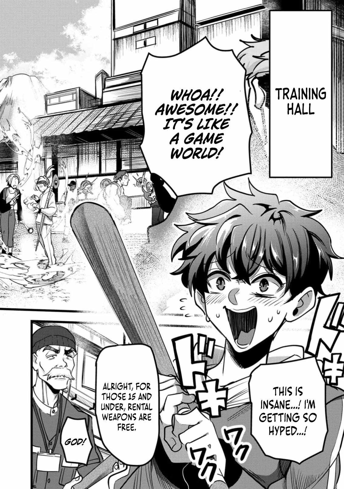 Reincarnation of the Online Game Addict ~ I Can’t Use the Overpowered Fists That Made Me the Fist King, so Now I Swing a Club for Eight Hours a Day Chapter 1 - Page 33