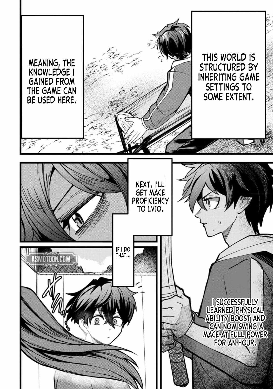 Reincarnation of the Online Game Addict ~ I Can’t Use the Overpowered Fists That Made Me the Fist King, so Now I Swing a Club for Eight Hours a Day Chapter 1 - Page 41