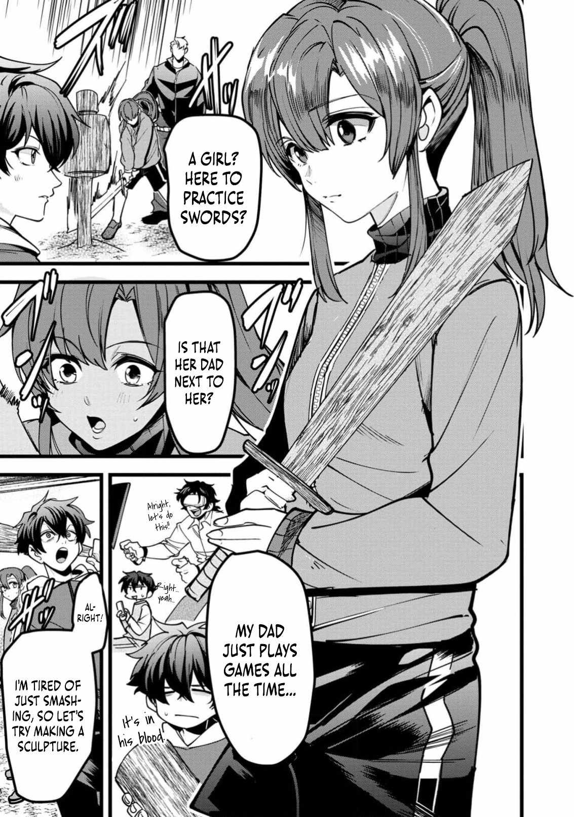 Reincarnation of the Online Game Addict ~ I Can’t Use the Overpowered Fists That Made Me the Fist King, so Now I Swing a Club for Eight Hours a Day Chapter 1 - Page 42