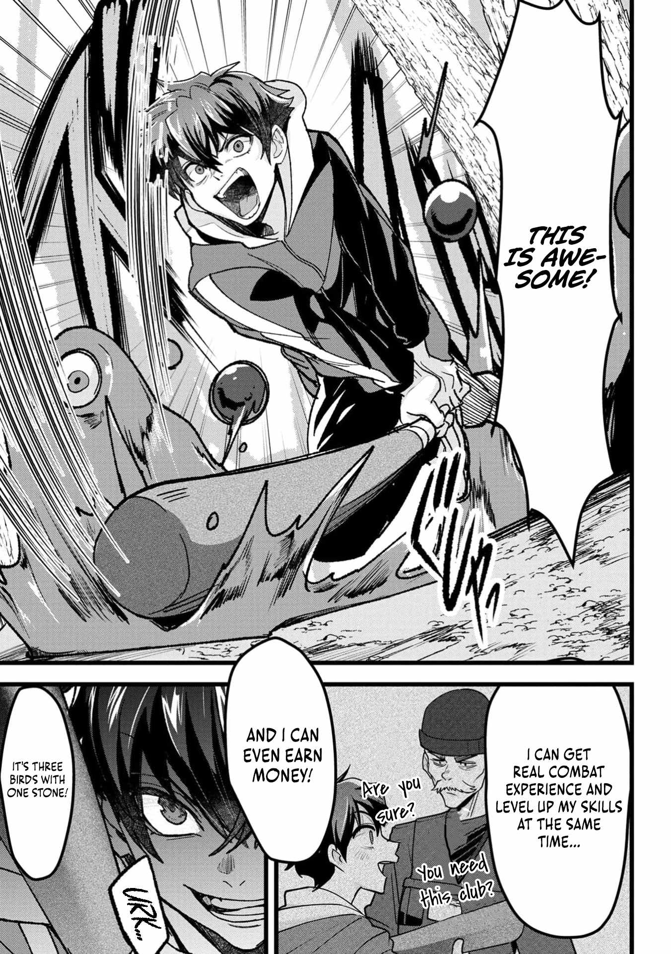 Reincarnation of the Online Game Addict ~ I Can’t Use the Overpowered Fists That Made Me the Fist King, so Now I Swing a Club for Eight Hours a Day Chapter 2 - Page 10