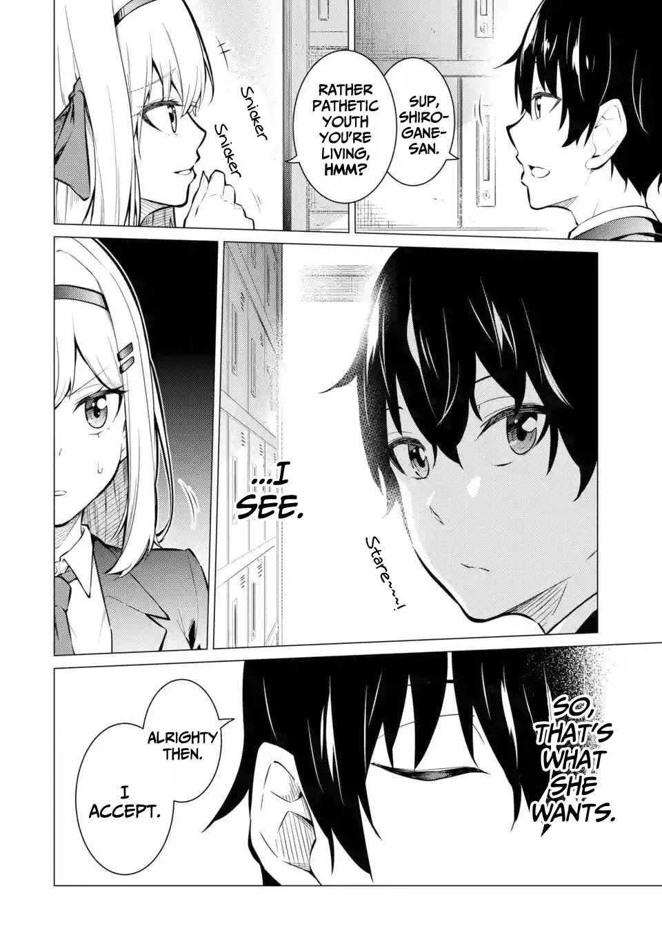 Relentlessly Approaching the Poison-Tongued and Indifferent Beauty to Tickle the Cutesy Reactions Out of Her Chapter 1 - Page 5