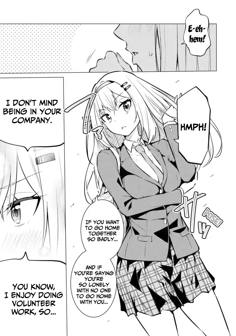 Relentlessly Approaching the Poison-Tongued and Indifferent Beauty to Tickle the Cutesy Reactions Out of Her Chapter 1 - Page 8