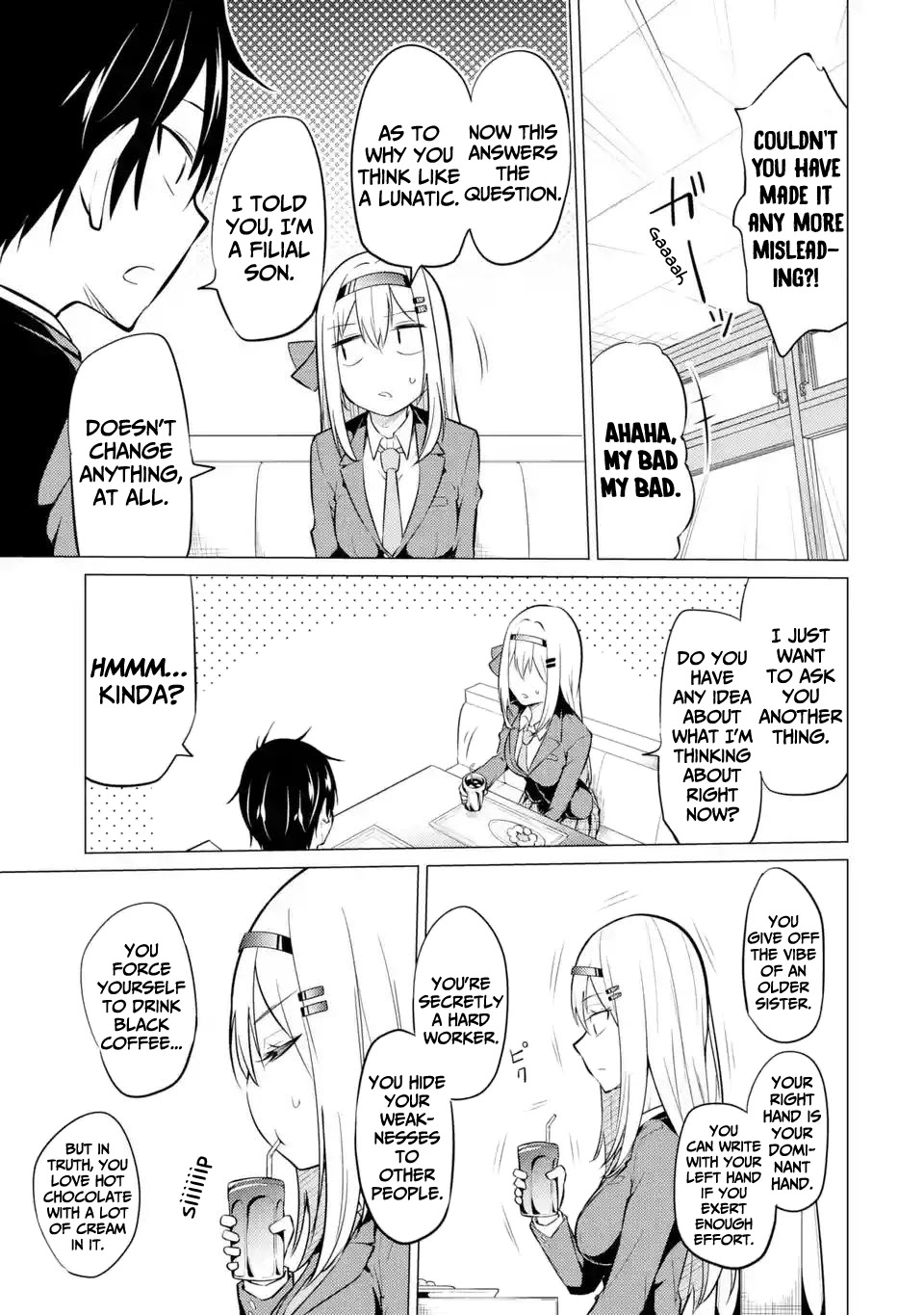 Relentlessly Approaching the Poison-Tongued and Indifferent Beauty to Tickle the Cutesy Reactions Out of Her Chapter 2 - Page 14
