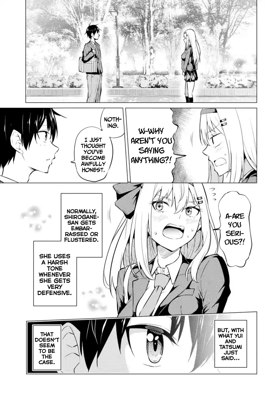 Relentlessly Approaching the Poison-Tongued and Indifferent Beauty to Tickle the Cutesy Reactions Out of Her Chapter 4 - Page 14