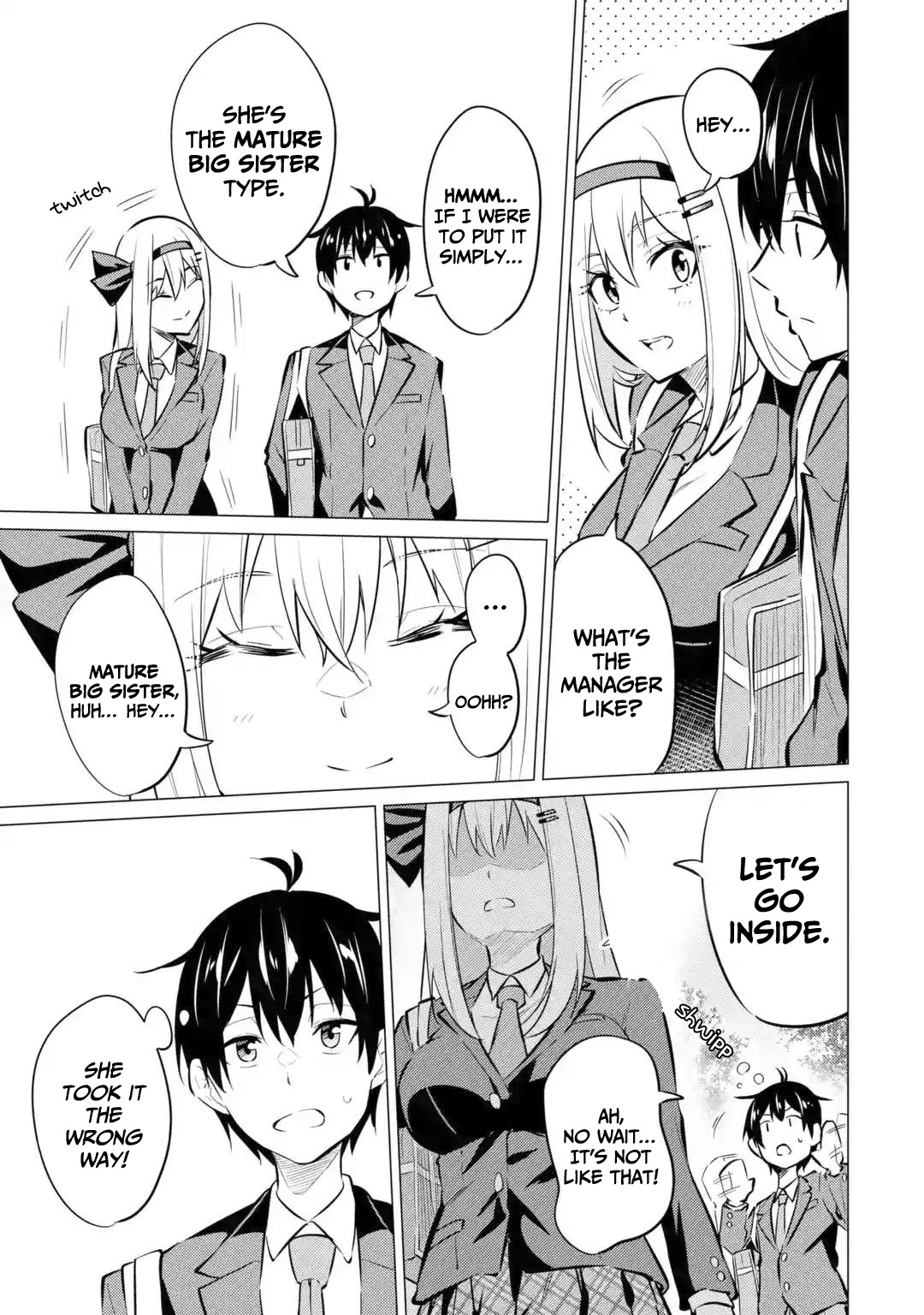 Relentlessly Approaching the Poison-Tongued and Indifferent Beauty to Tickle the Cutesy Reactions Out of Her Chapter 7 - Page 12