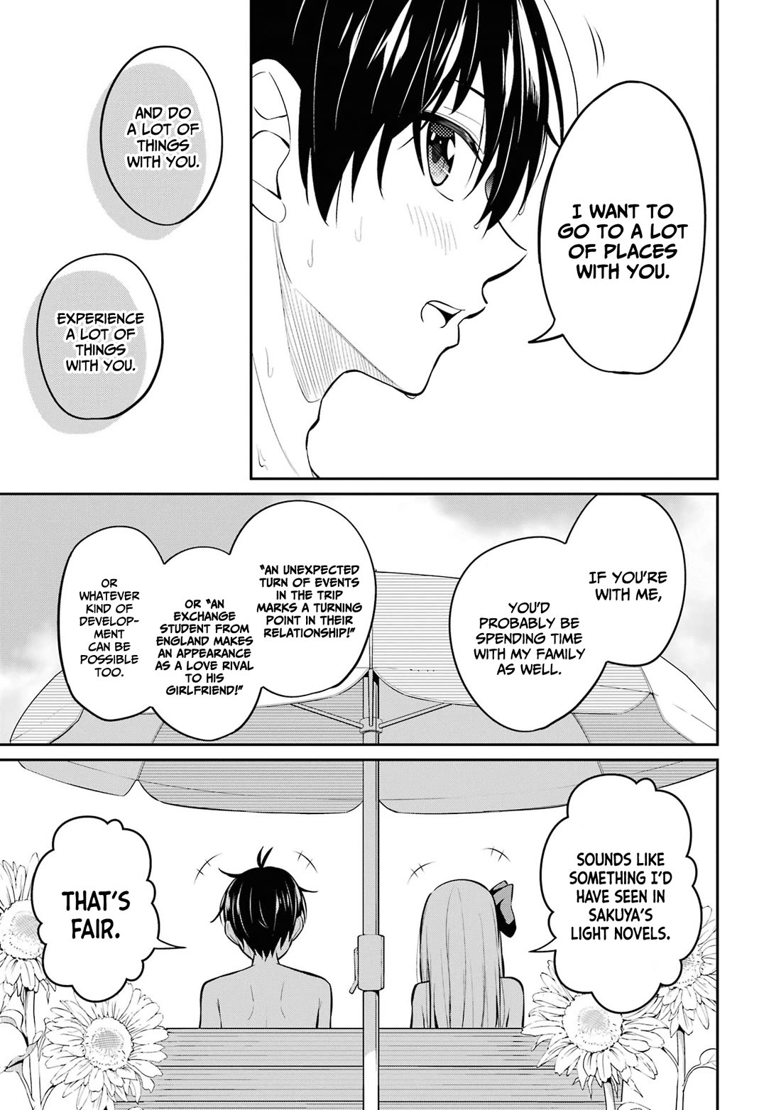 Relentlessly Approaching the Poison-Tongued and Indifferent Beauty to Tickle the Cutesy Reactions Out of Her Chapter 9.5 - Page 8