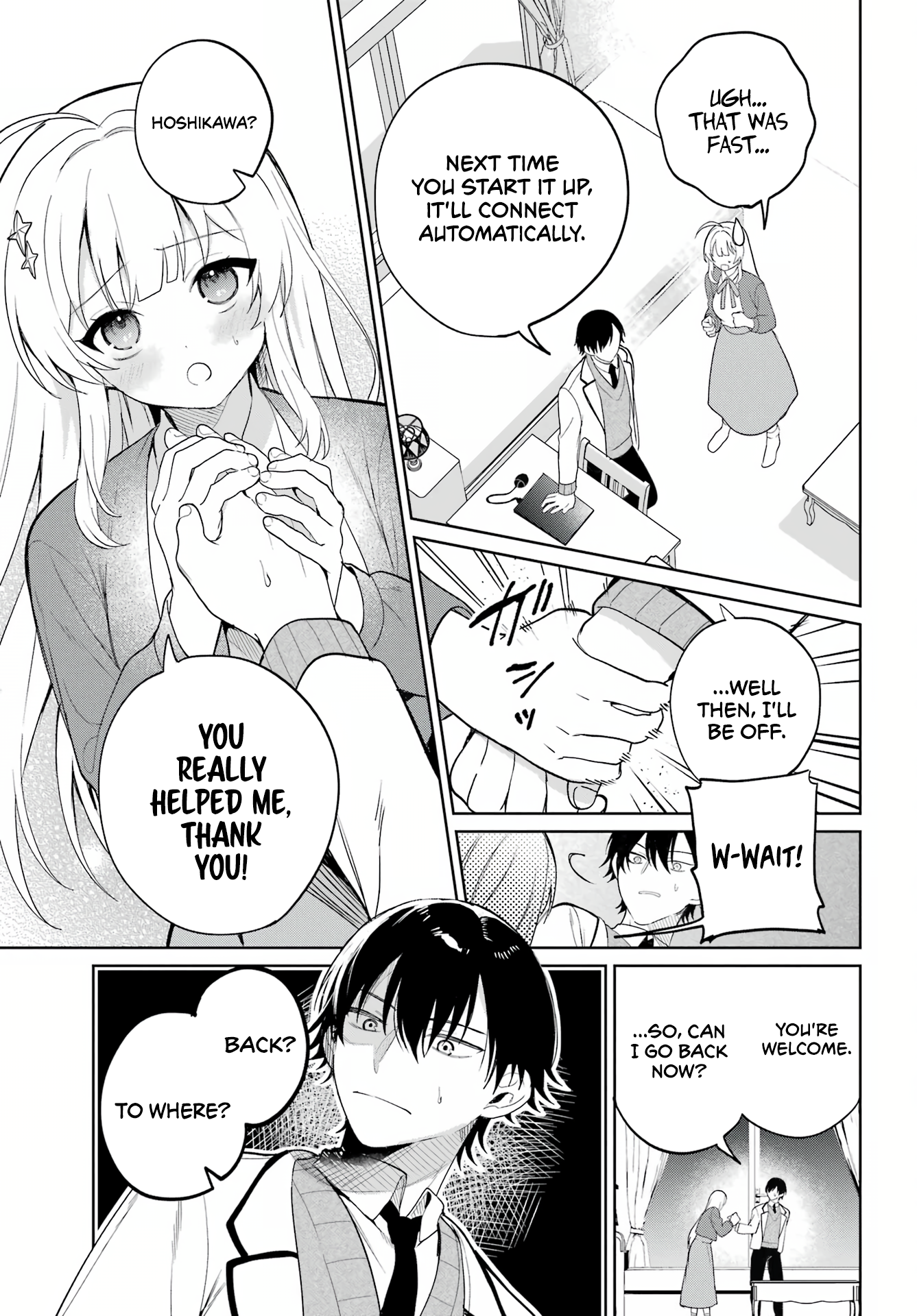 Remote Jugyou ni Nattara Class 1 no Bishoujo to Doukyo Suru Koto ni Natta Chapter 1 - Page 34