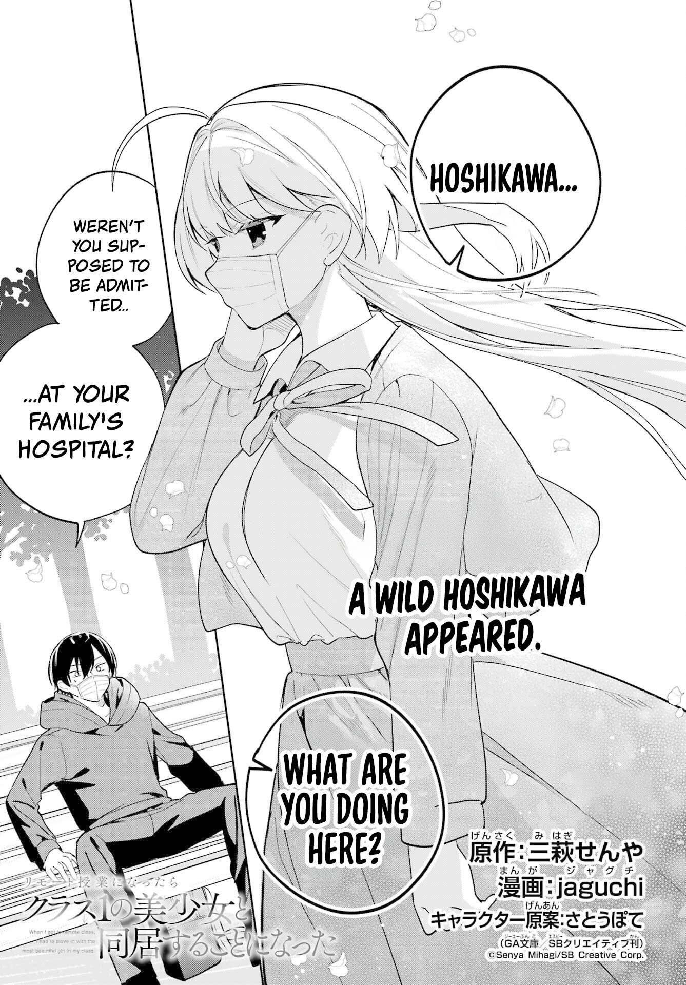 Remote Jugyou ni Nattara Class 1 no Bishoujo to Doukyo Suru Koto ni Natta Chapter 11 - Page 1