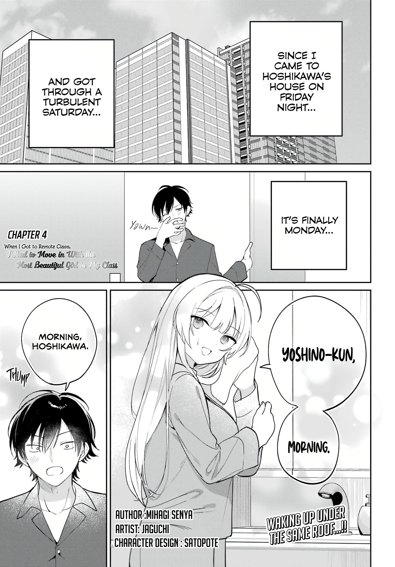 Remote Jugyou ni Nattara Class 1 no Bishoujo to Doukyo Suru Koto ni Natta Chapter 4 - Page 1