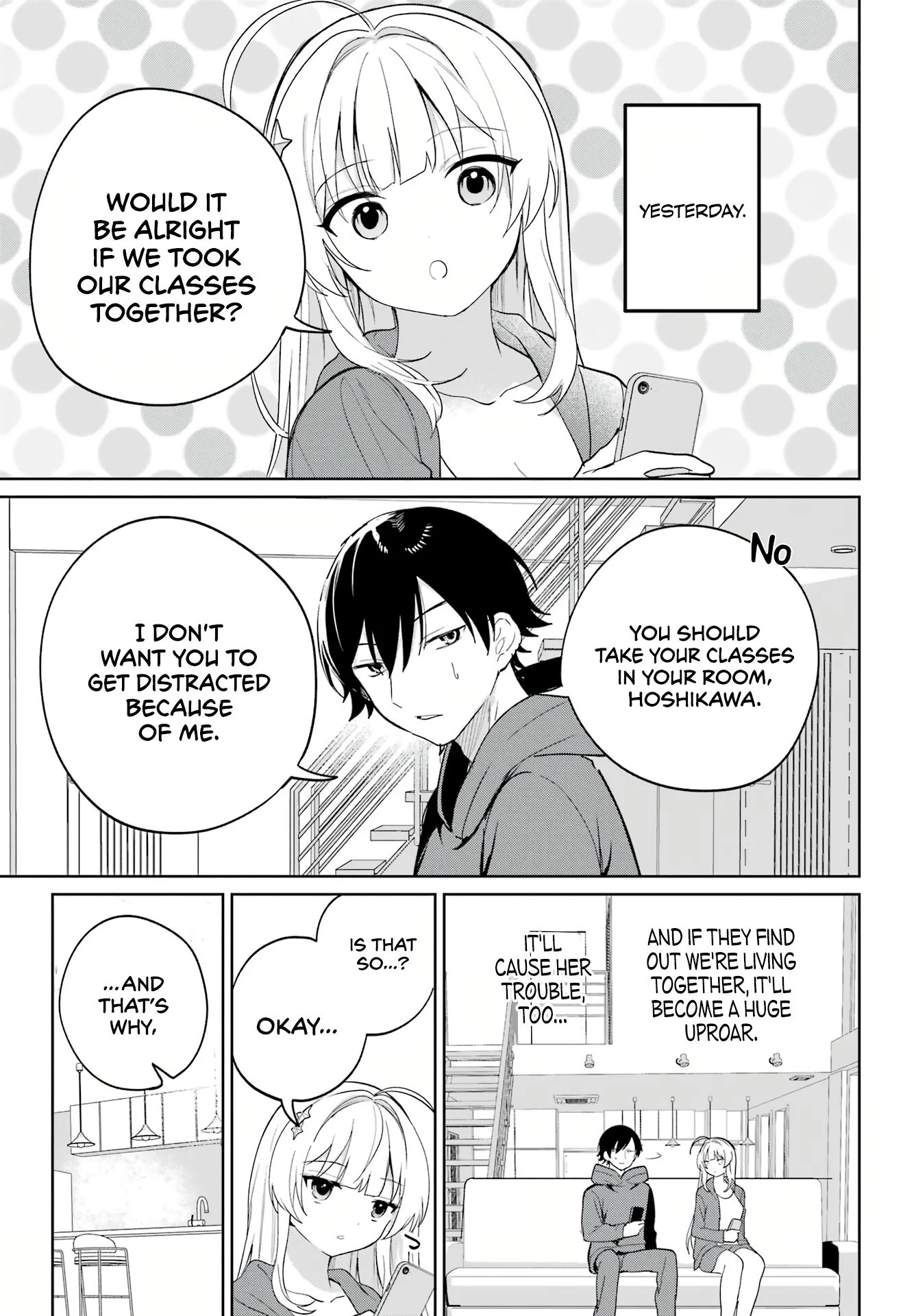 Remote Jugyou ni Nattara Class 1 no Bishoujo to Doukyo Suru Koto ni Natta Chapter 4 - Page 9