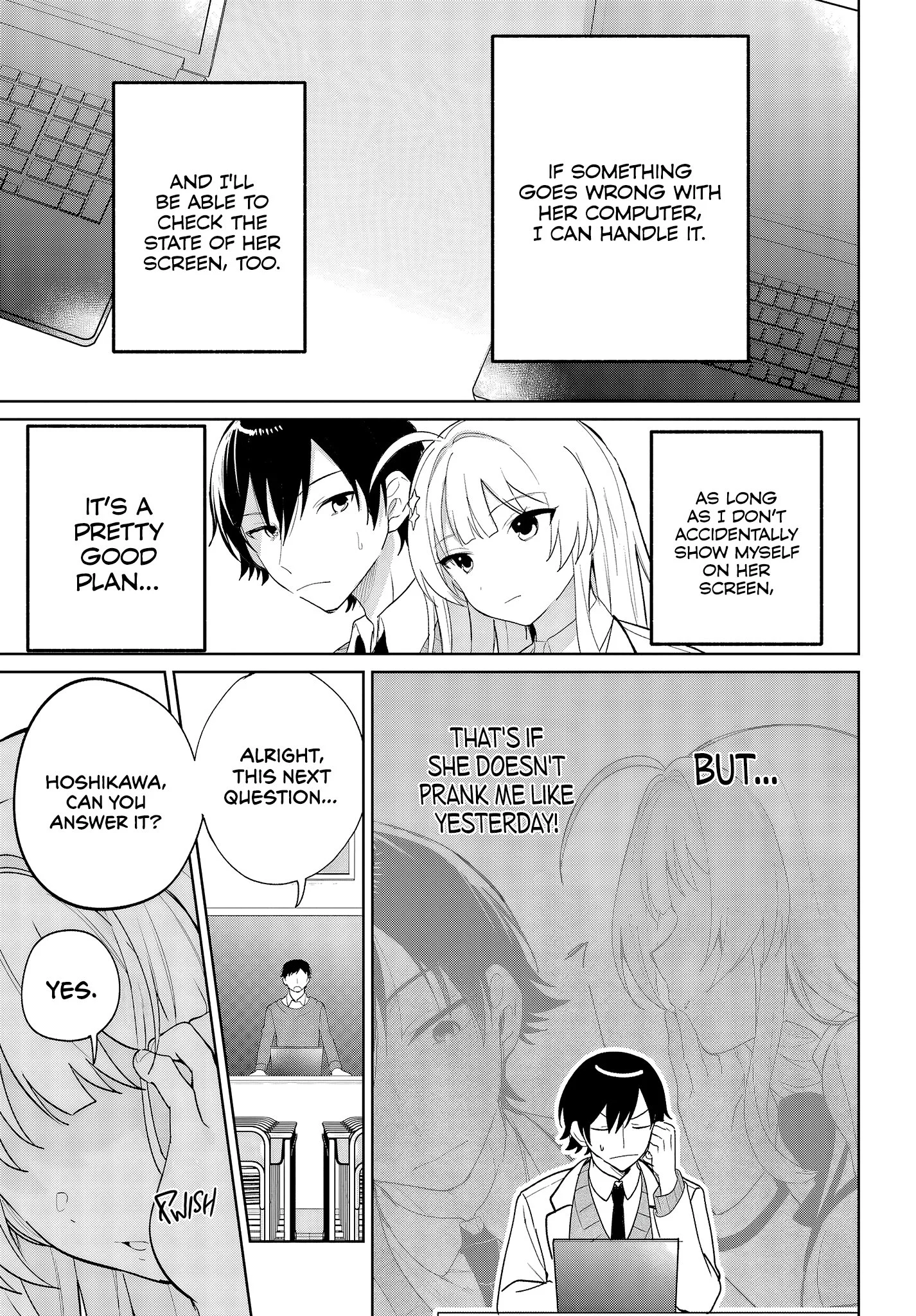 Remote Jugyou ni Nattara Class 1 no Bishoujo to Doukyo Suru Koto ni Natta Chapter 5 - Page 3