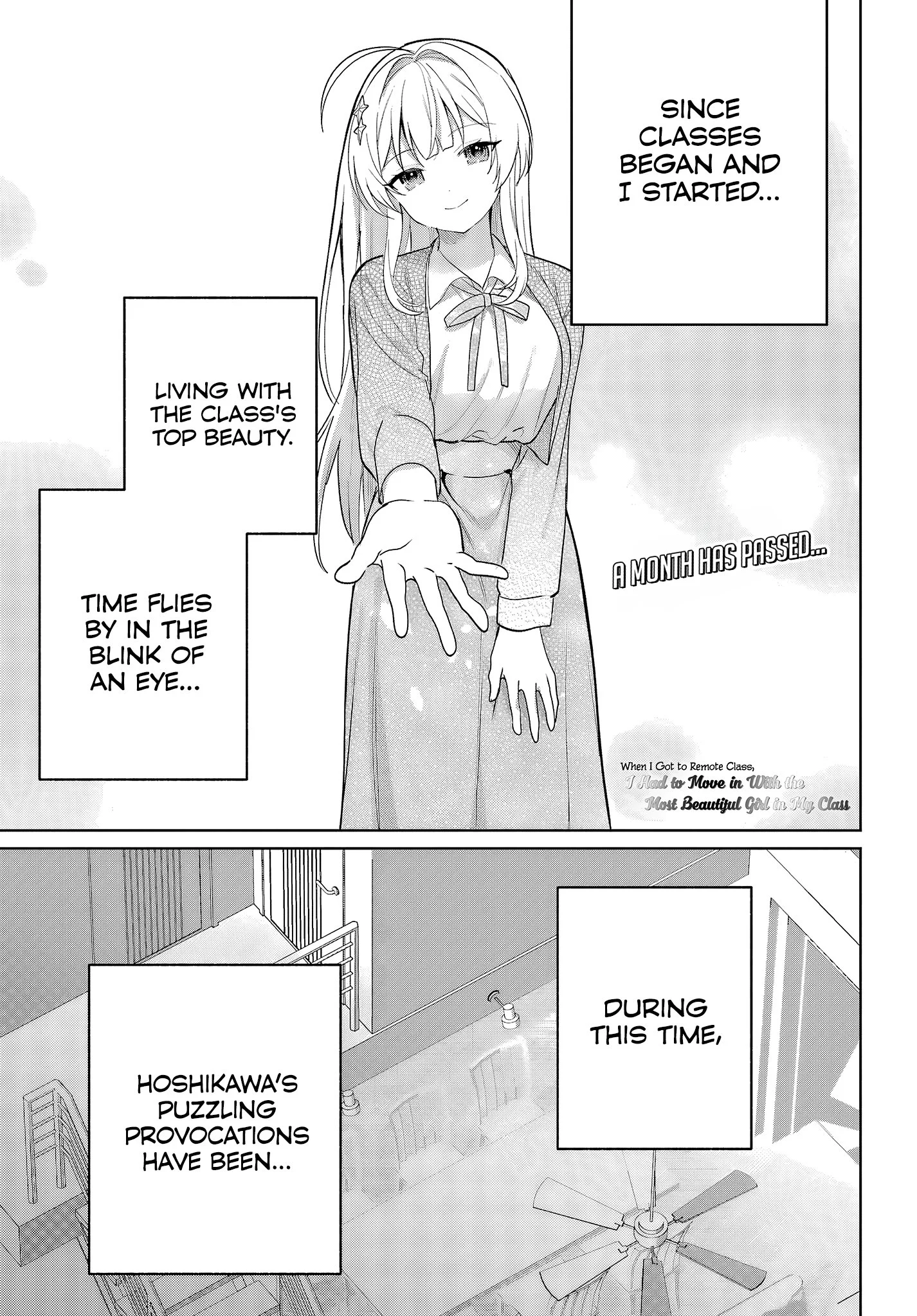 Remote Jugyou ni Nattara Class 1 no Bishoujo to Doukyo Suru Koto ni Natta Chapter 6 - Page 1