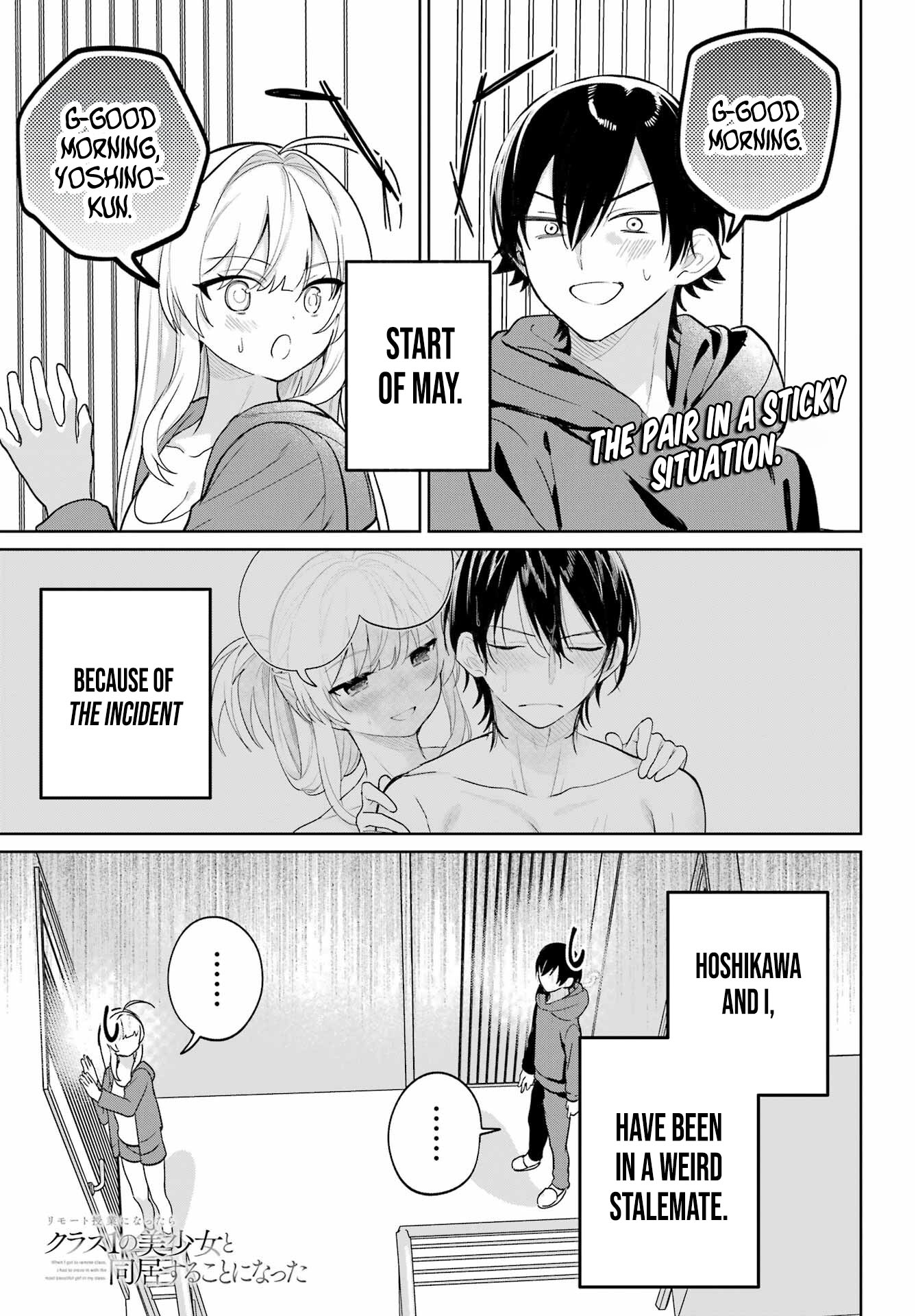 Remote Jugyou ni Nattara Class 1 no Bishoujo to Doukyo Suru Koto ni Natta Chapter 9 - Page 1
