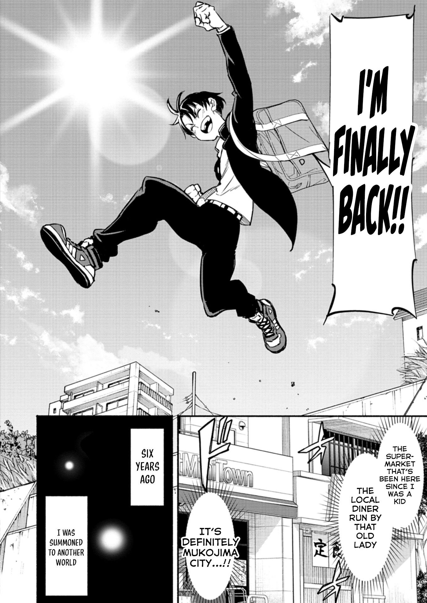 Returned from Another World, Earth Turned Out to Be Quite the Fantasy Too. Also, Losing Heroines, Stop Looking This Way Chapter 1 - Page 11