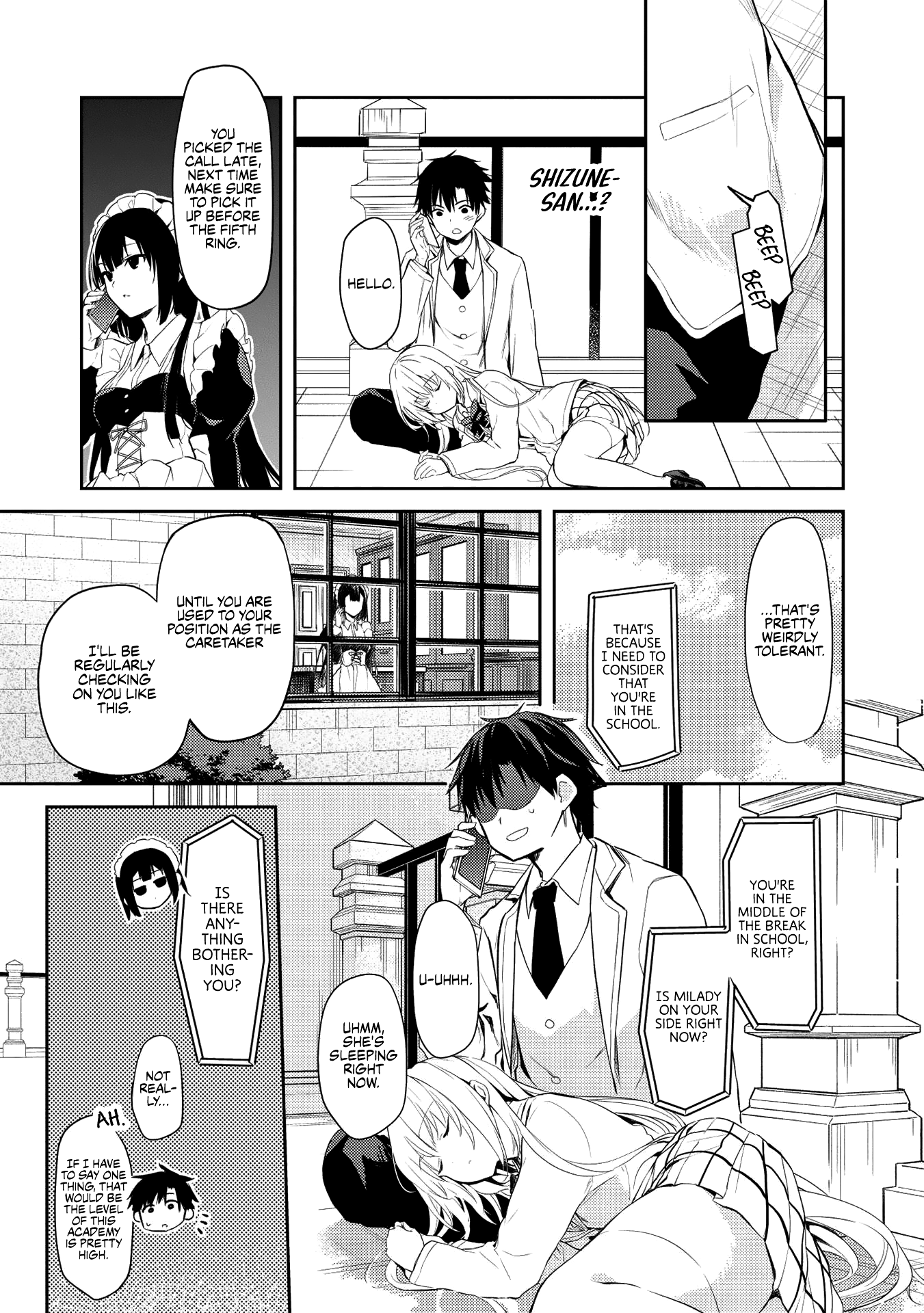 Rich Girl Caretaker Chapter 4 - Page 12
