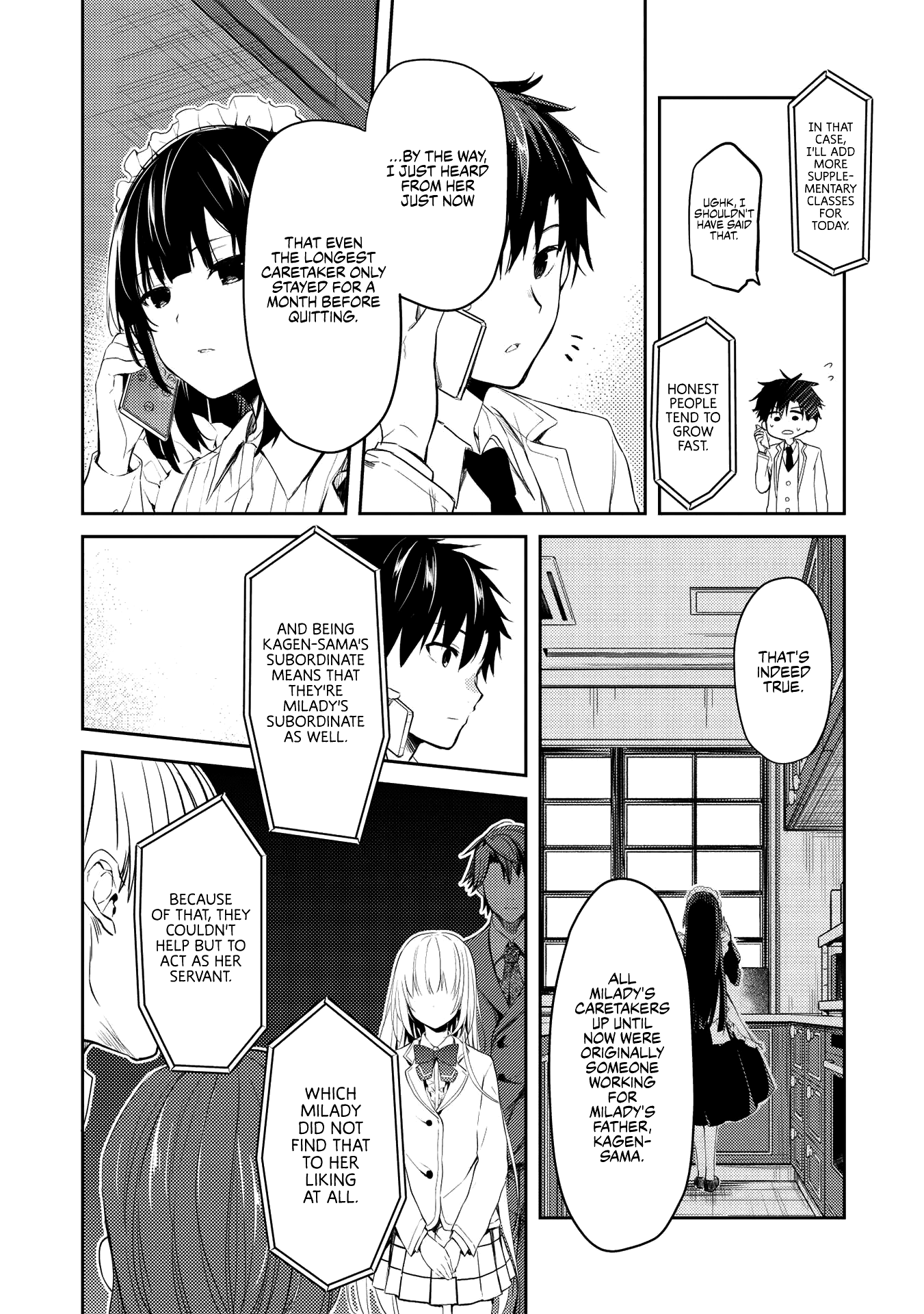 Rich Girl Caretaker Chapter 4 - Page 13